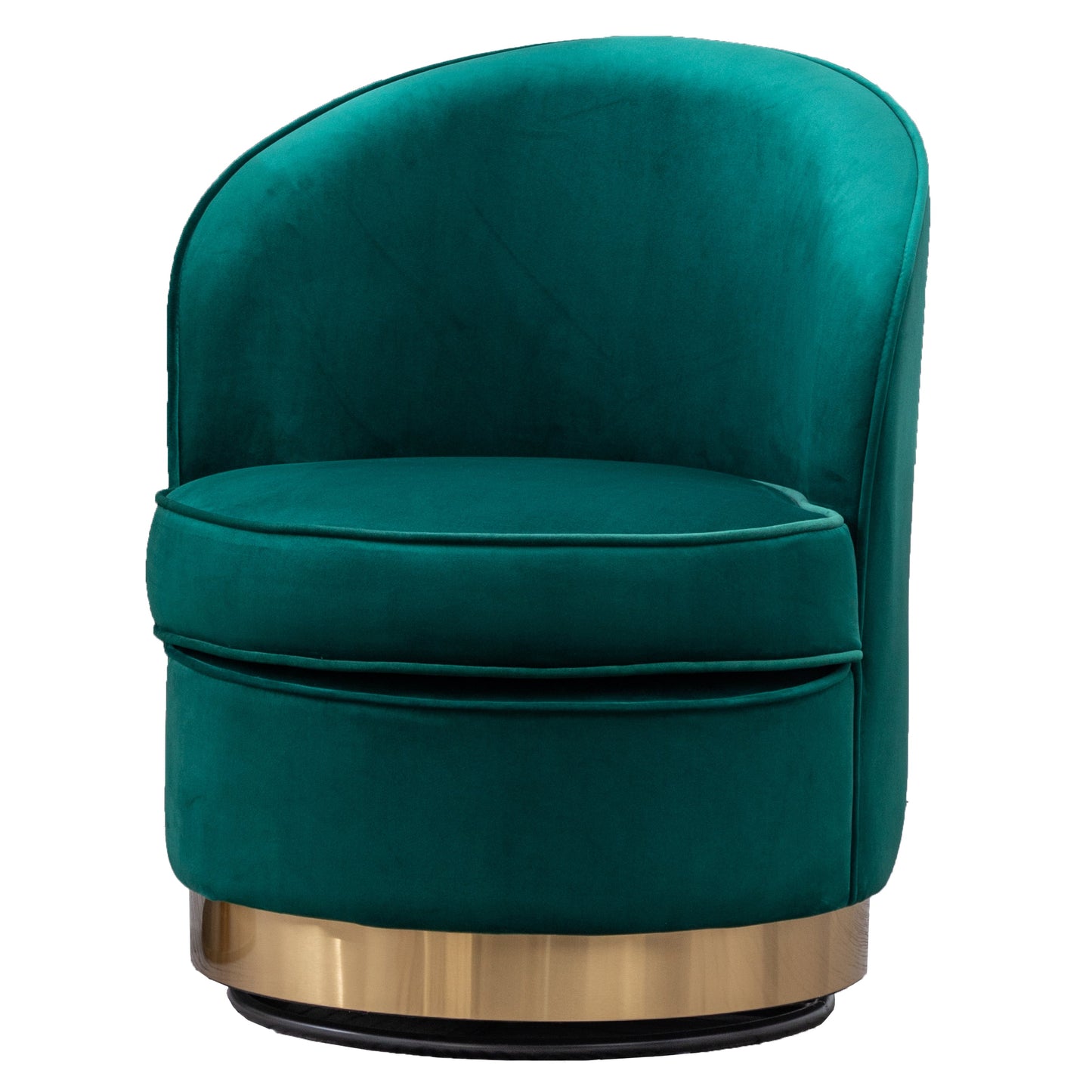 Roundhill Furniture Wania Contemporary Velvet Swivel Chair