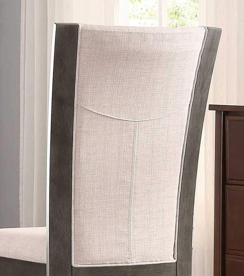 Kecco Grey Solid Wood Dining Chairs, Set of 2