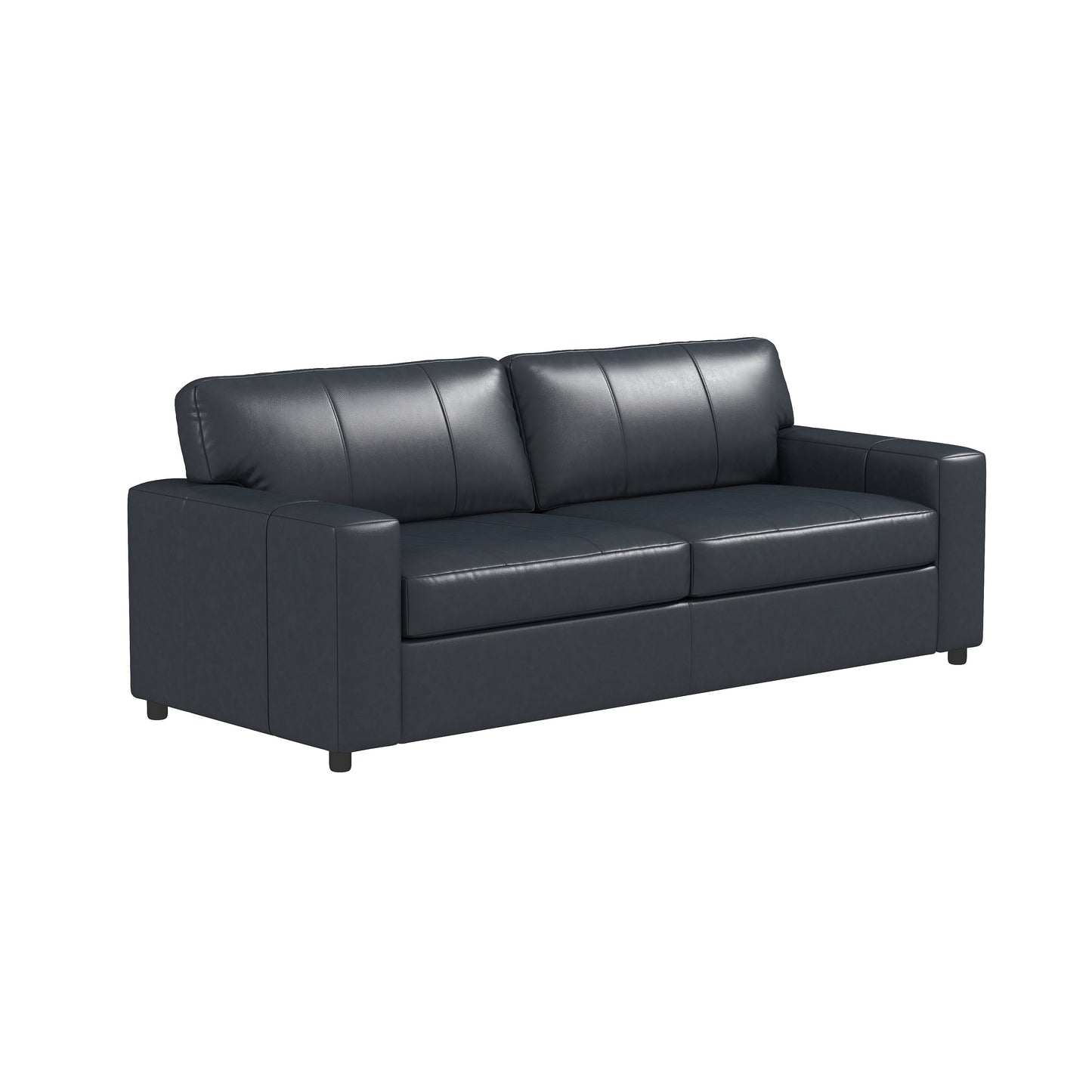 Roundhill Furniture Sakan Leather Upholstered Sofa