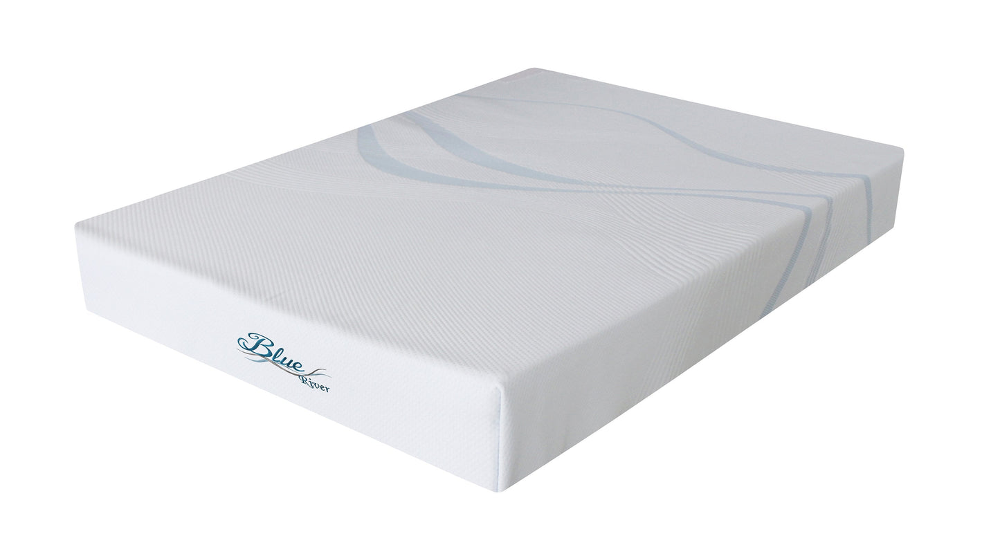 Blue River Gel-Infused Green Tea Memory Foam 10 Inch Mattress, King