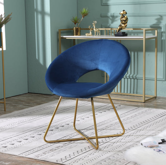 Roundhill Furniture Slatina Silky Velvet Upholstered Accent Chair