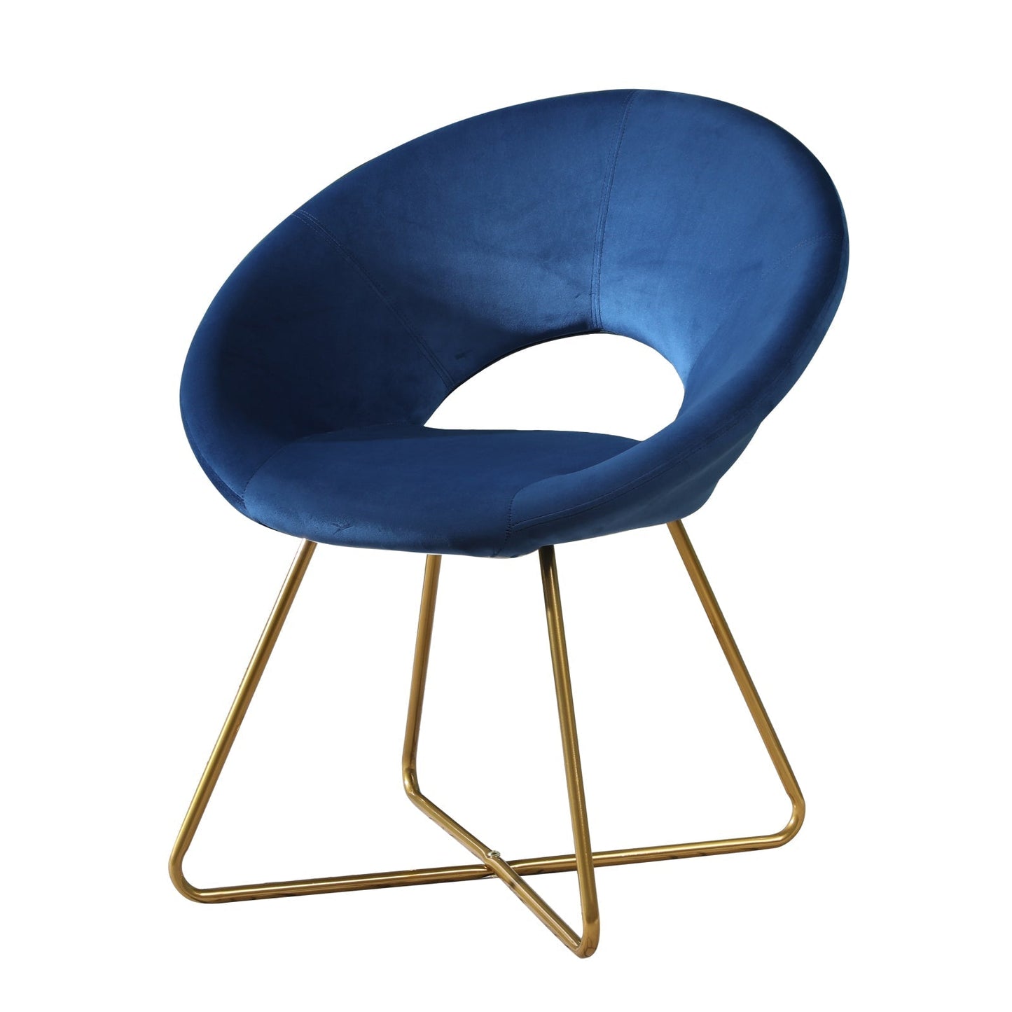 Roundhill Furniture Slatina Silky Velvet Upholstered Accent Chair