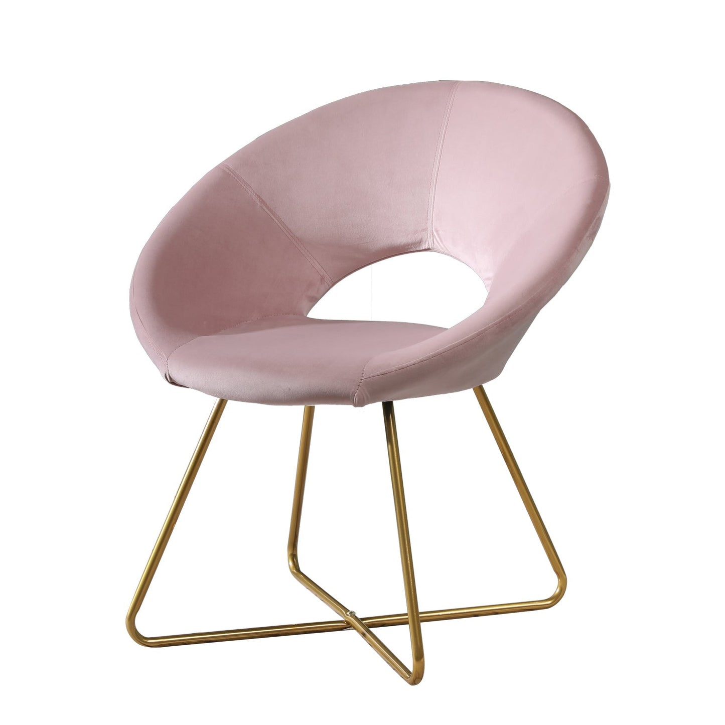 Roundhill Furniture Slatina Silky Velvet Upholstered Accent Chair