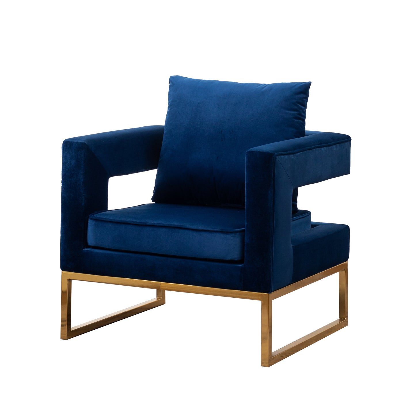 Roundhill Furniture Lenola Contemporary Upholstered Accent Arm Chair
