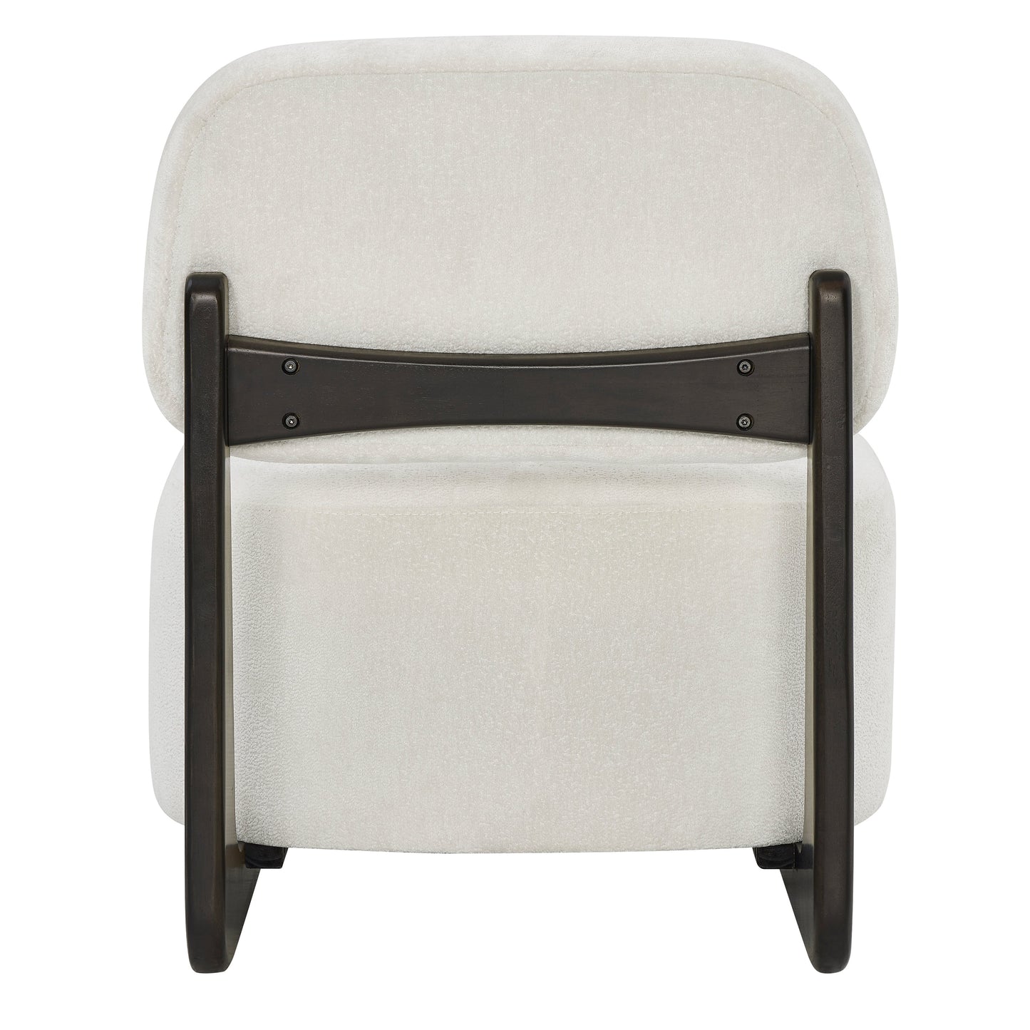 Roundhill Furniture Solara Modern Accent Chair with Solid Wood Frame