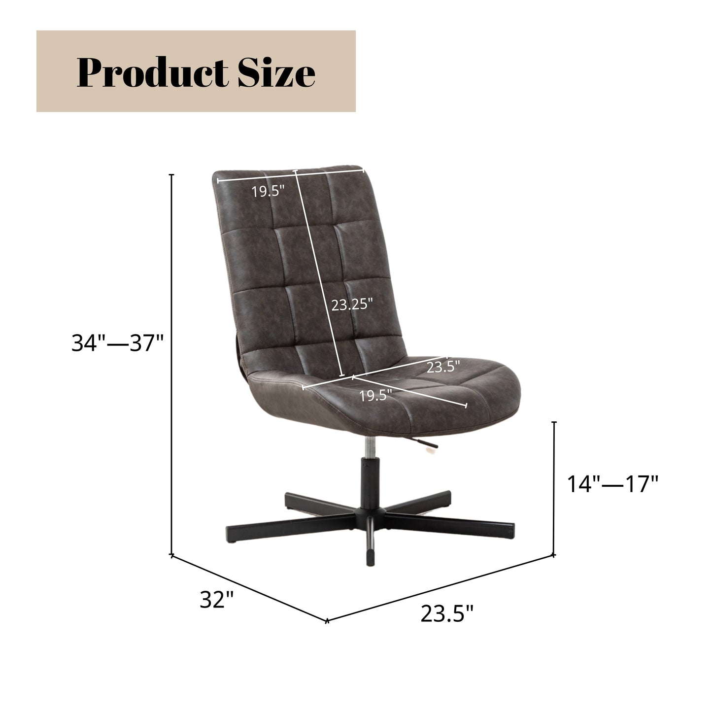 Roundhill Furniture Arlena Faux Leather Tufted Accent Chair and Ottoman