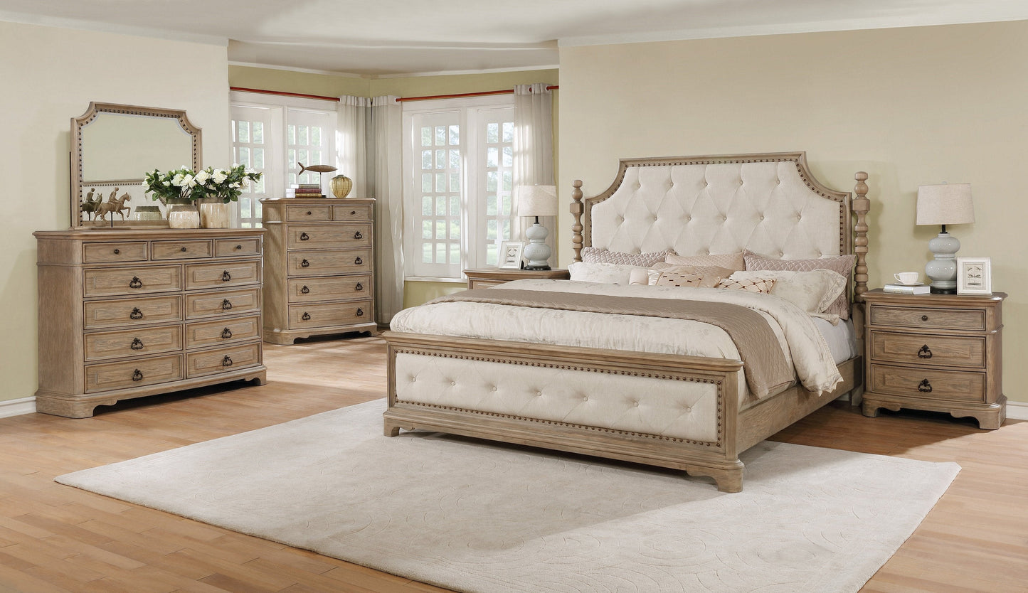 Piraeus 296 6 Drawers White Wash Chest