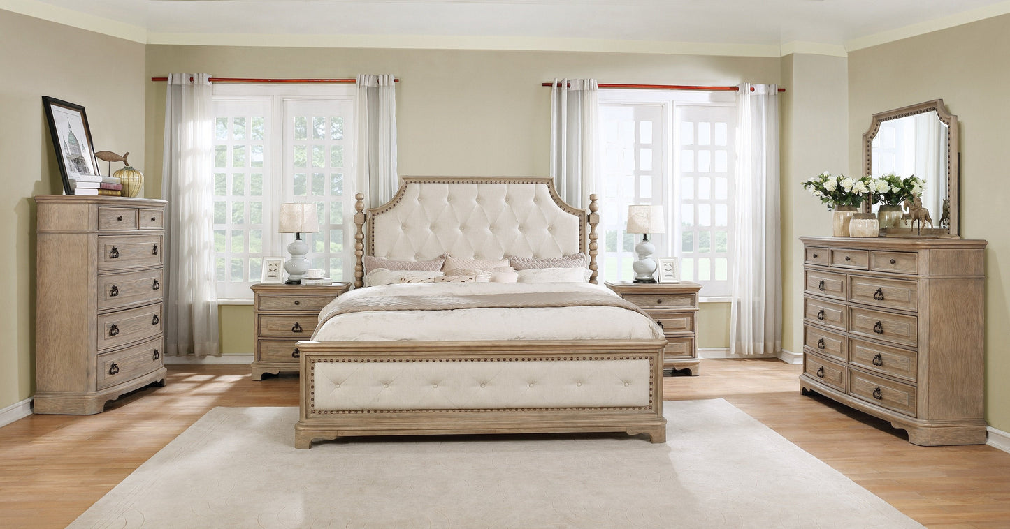 Piraeus 296 6 Drawers White Wash Chest