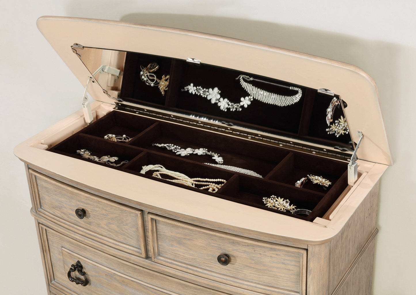 Piraeus 296 6 Drawers White Wash Chest