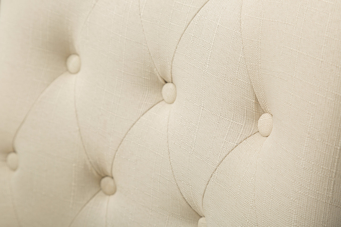 Roundhill Furniture Button Tufted Solid Wood Wingback Hostess Chairs with Nailheads, Set of 2