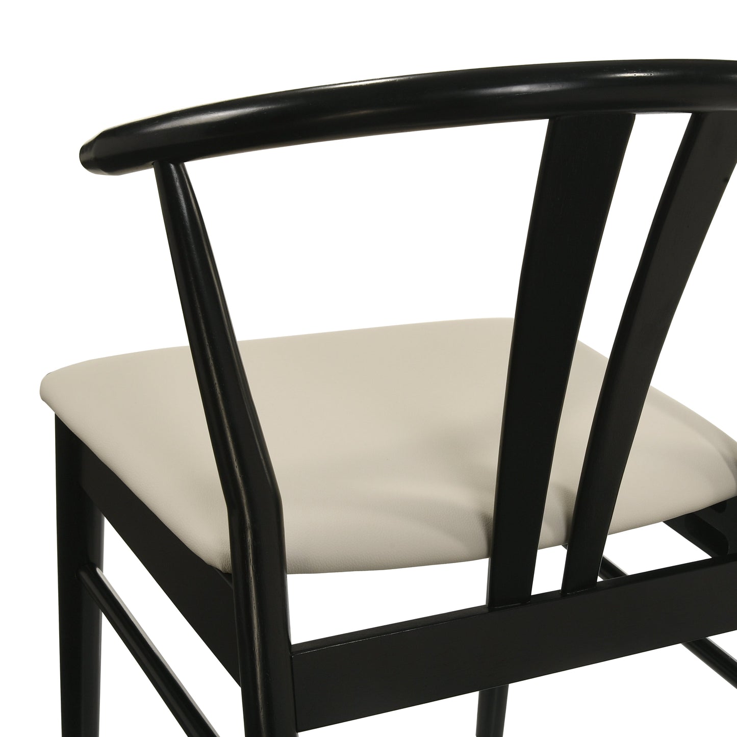 Roundhill Furniture Lavin Wishbone Dining Chairs, Set of 2