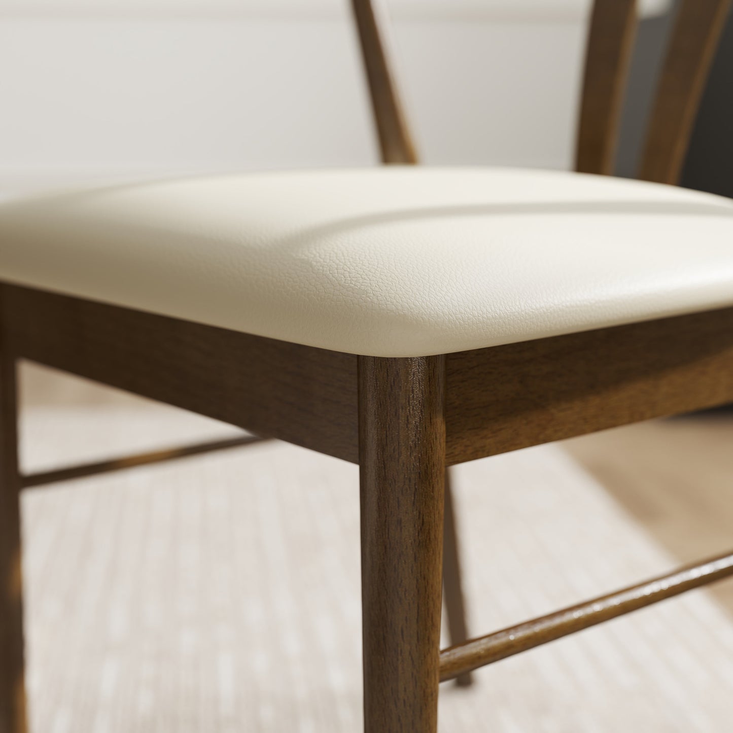 Roundhill Furniture Lavin Wishbone Dining Chairs, Set of 2