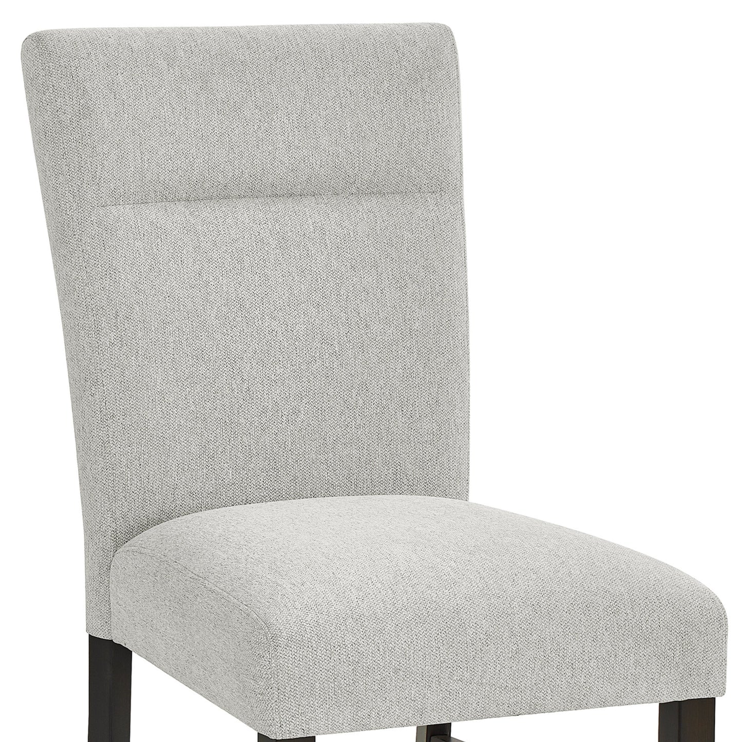Roundhill Furniture Madison Contemporary Upholstered Dining Chairs, Set of 2, Gray