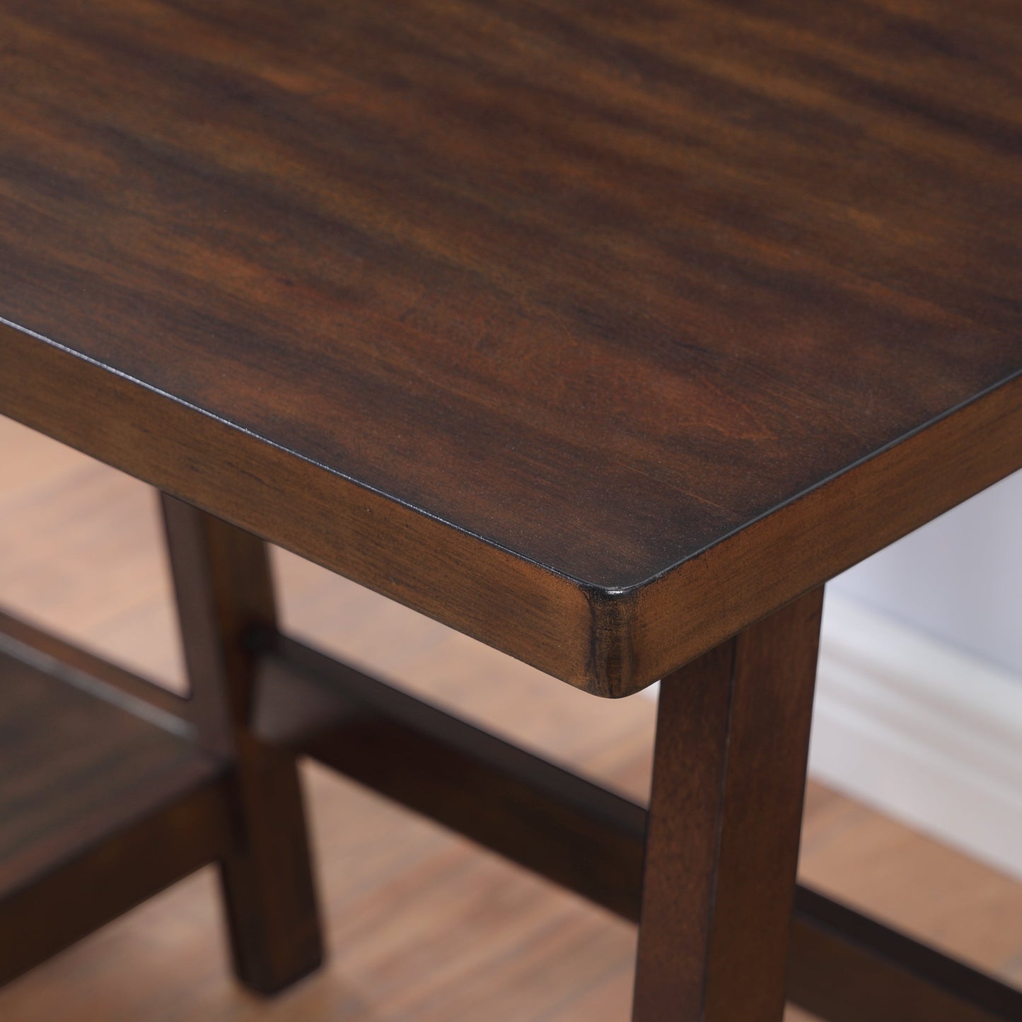 Roundhill Furniture Redina Contemporary Wood Storage Writing Desk