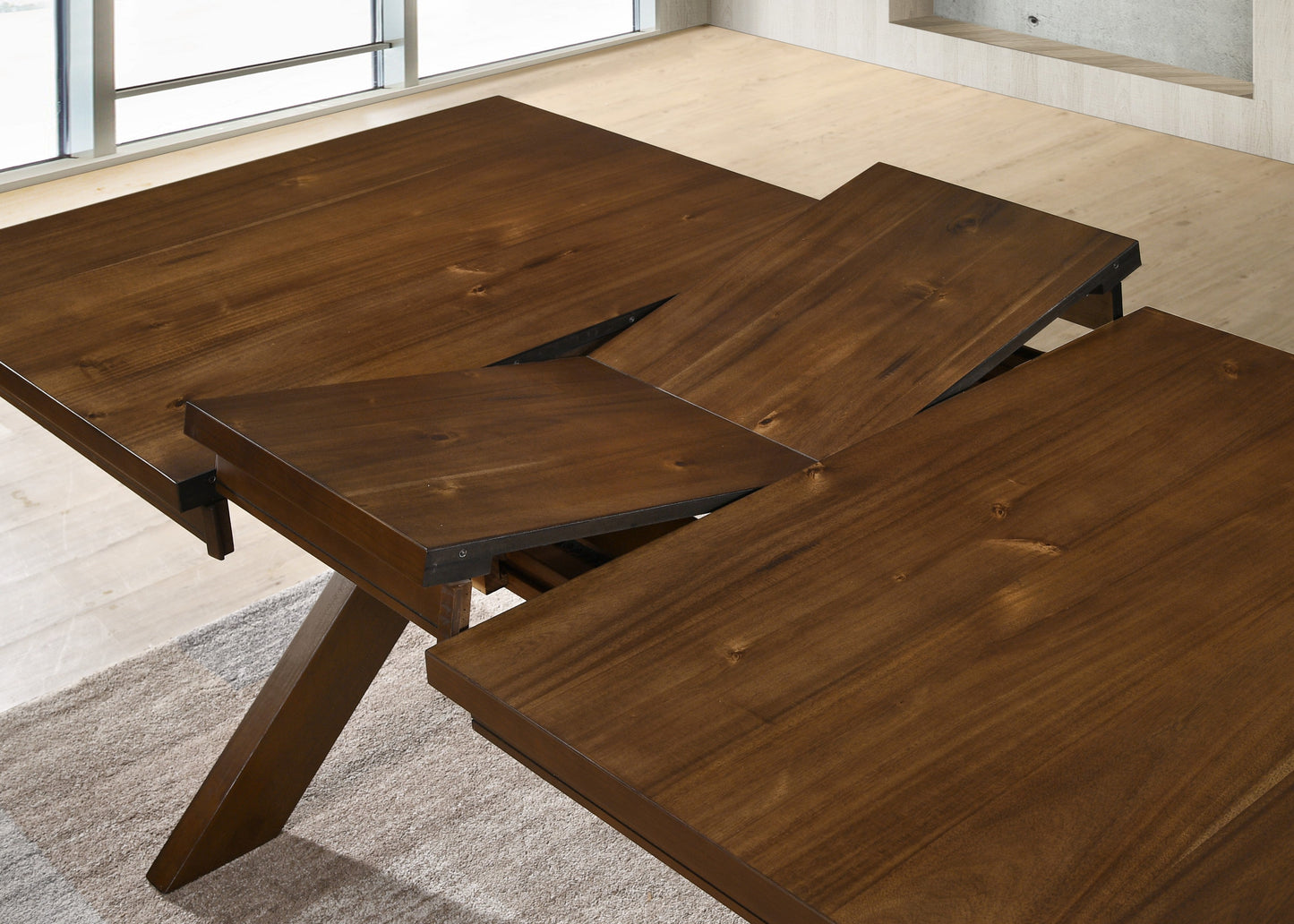 5 PC Karven Solid Wood Dining Set   Table w/ 4 Chairs