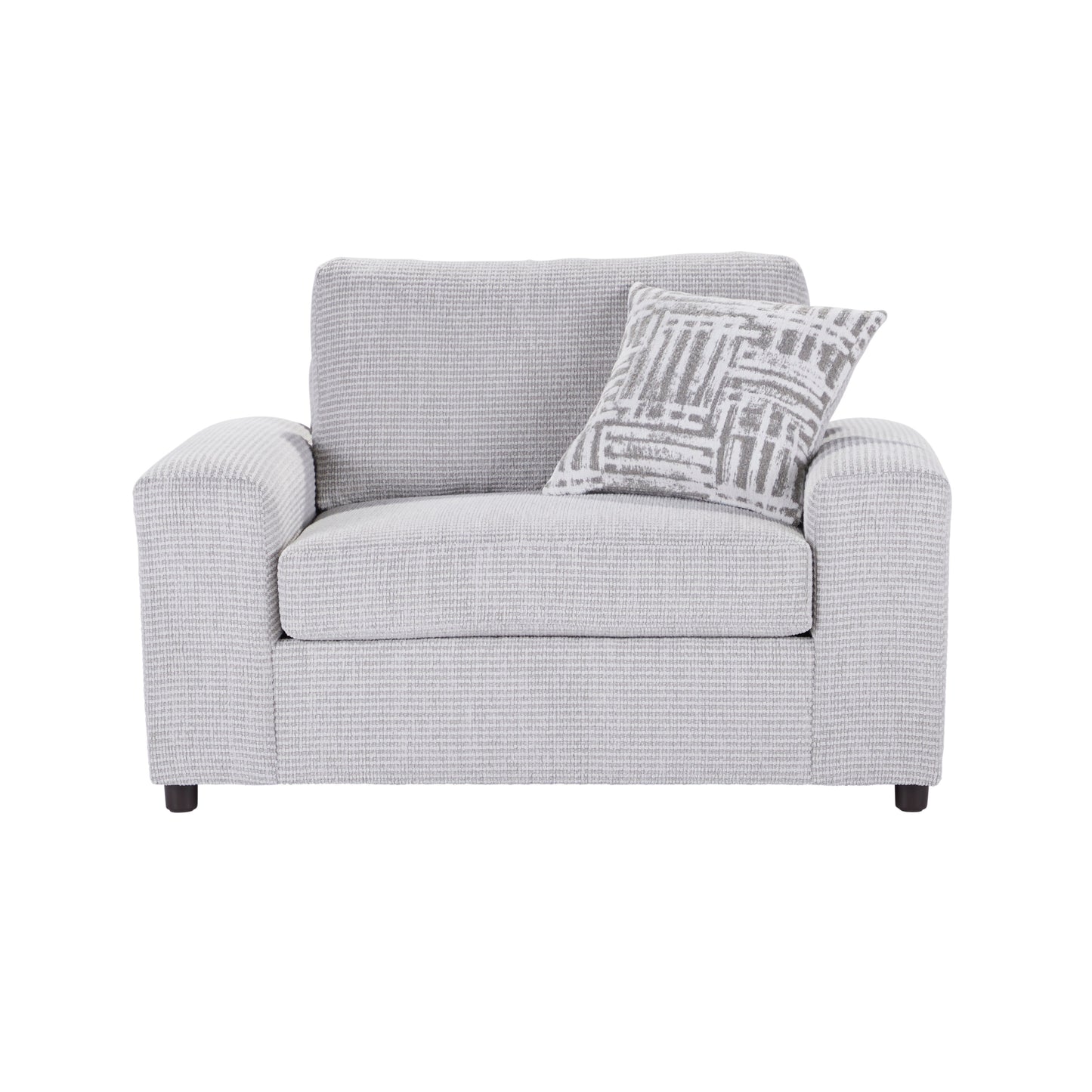 Roundhill Furniture Lancelot Upholstered Stationary Cuddle Chair
