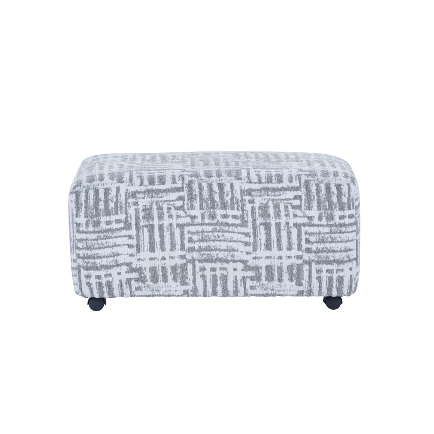 Roundhill Furniture Lancelot Striped Cocktail Ottoman