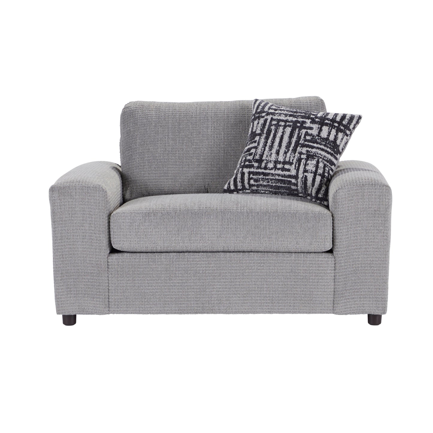 Roundhill Furniture Lancelot Upholstered Stationary Cuddle Chair