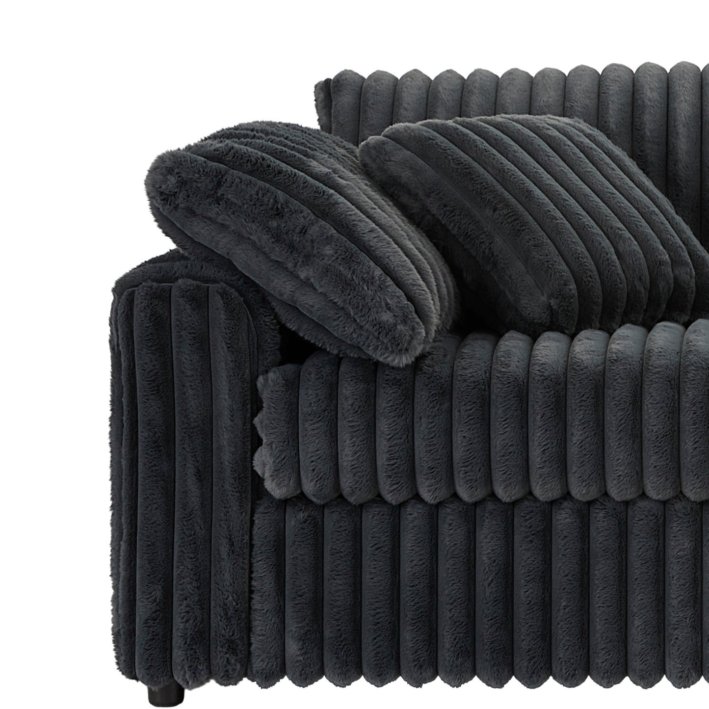Roundhill Furniture Belvoir Upholstered Stationary Sofa