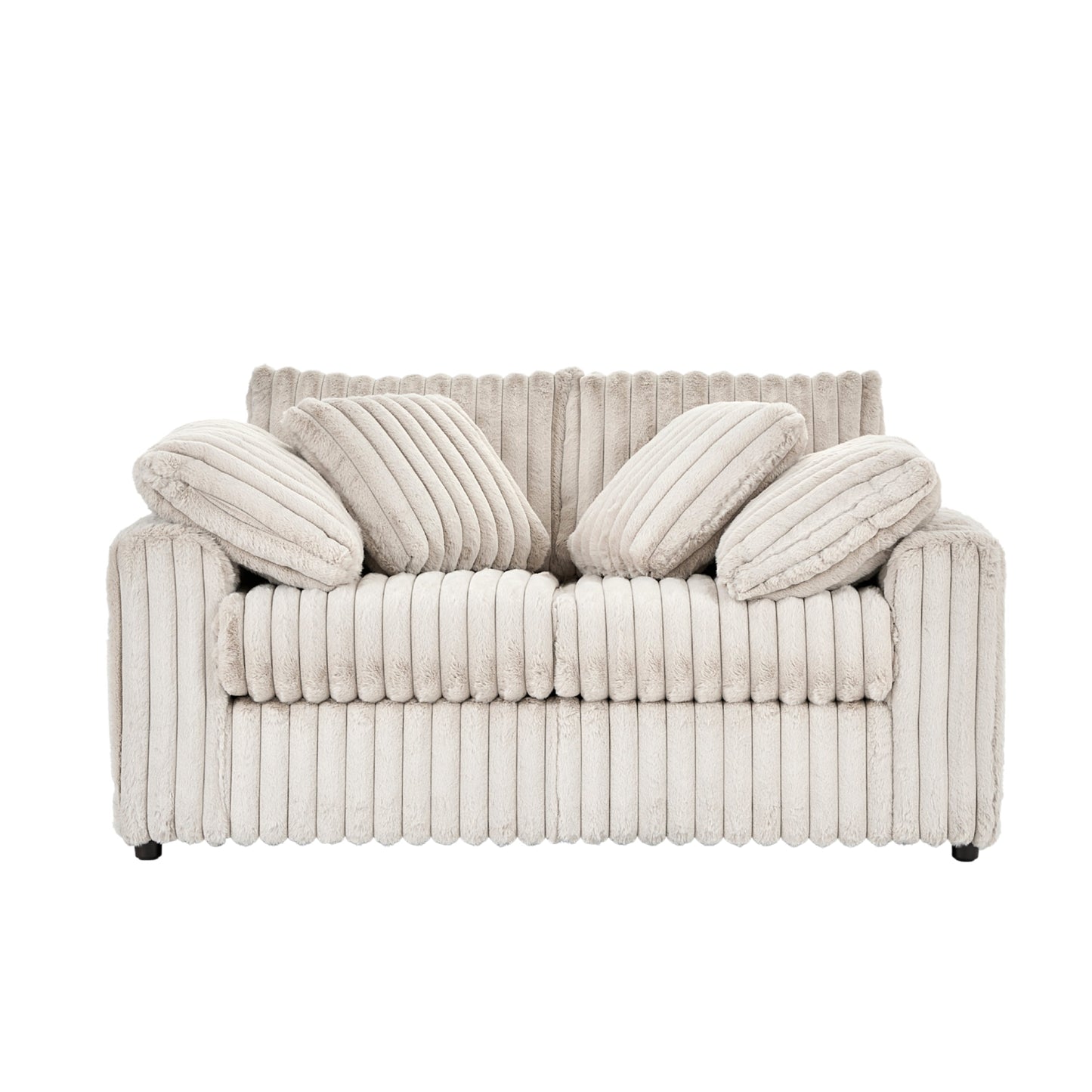 Roundhill Furniture Belvoir Upholstered Stationary Loveseat