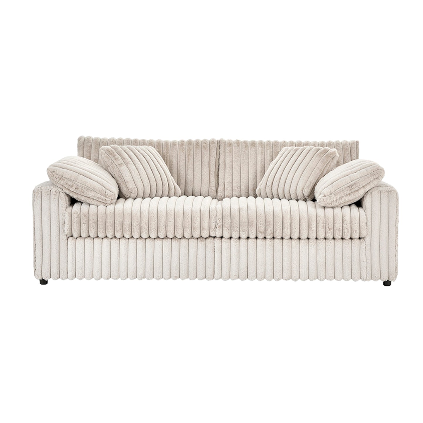 Roundhill Furniture Belvoir Upholstered Stationary Sofa