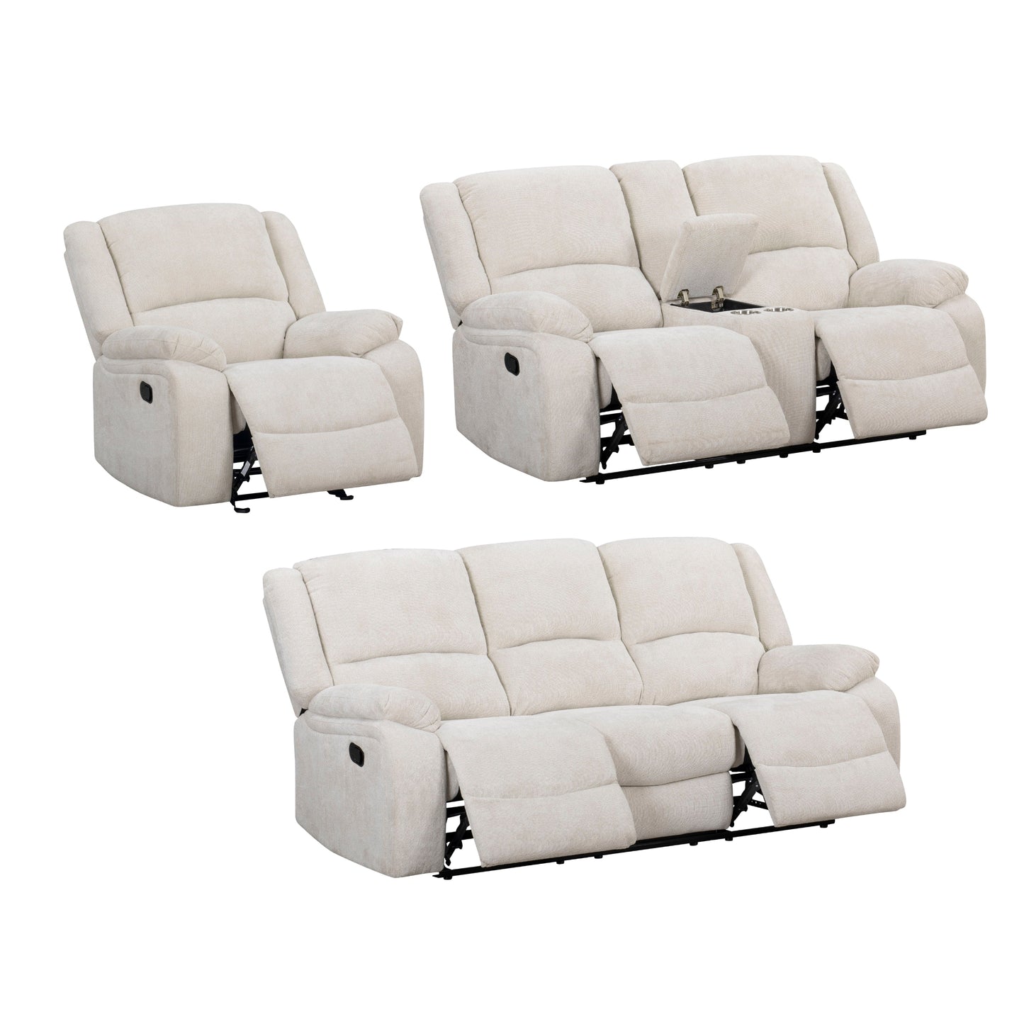 Roundhill Furniture Blitz Transitional Living Room Reclining Collection