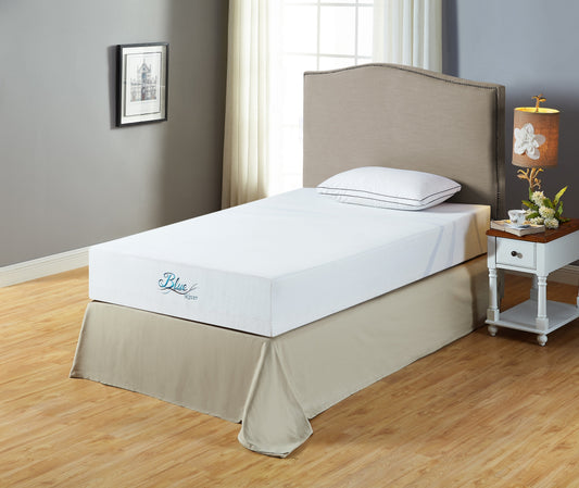 Blue River Gel-Infused Green Tea Memory Foam 10 Inch Mattress, Twin