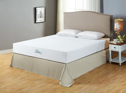 Blue River Gel-Infused Green Tea Memory Foam 10 Inch Mattress, King