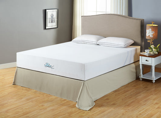 Blue River Gel-Infused Green Tea Memory Foam 12 Inch Mattress, King
