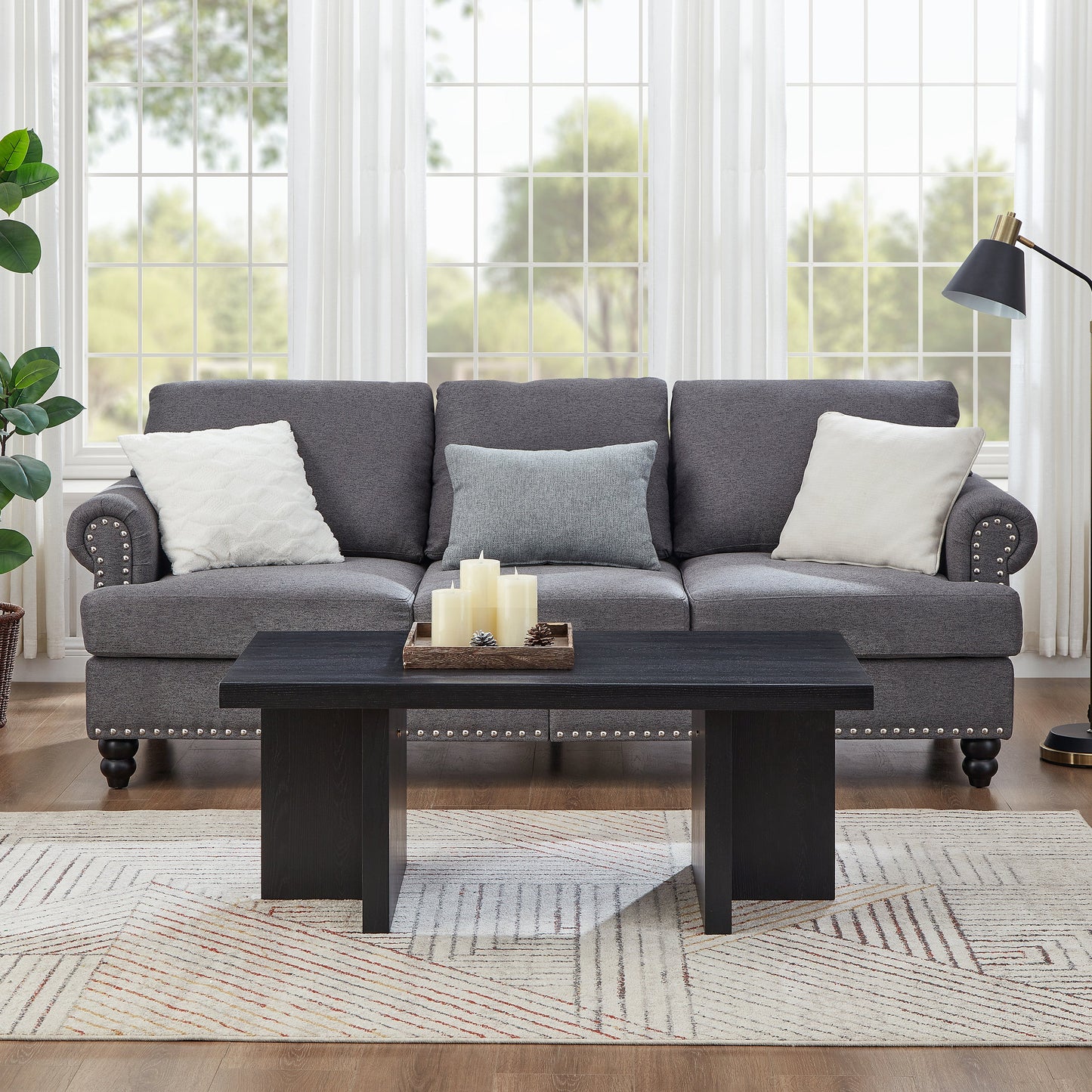 Roundhill Furniture Mchome Contemporary Coffee Table
