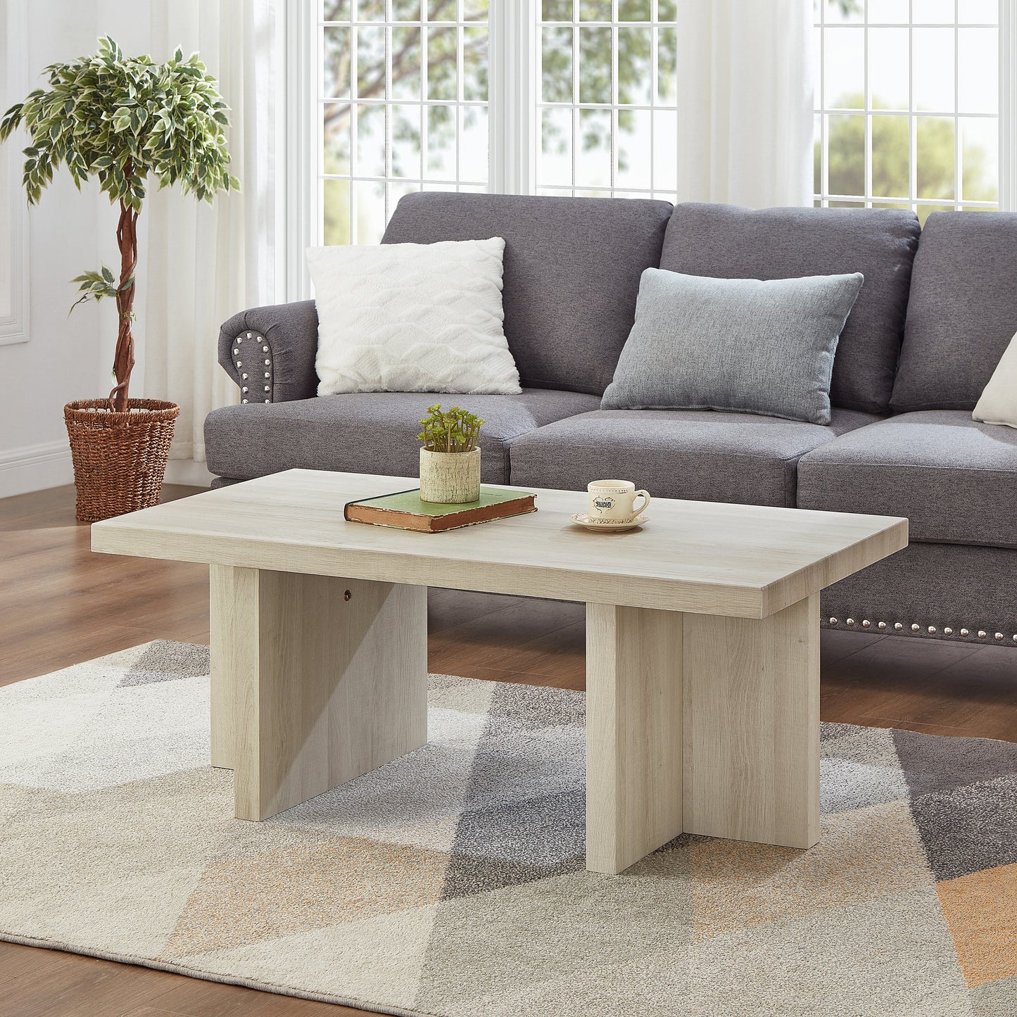 Roundhill Furniture Mchome Contemporary Coffee Table