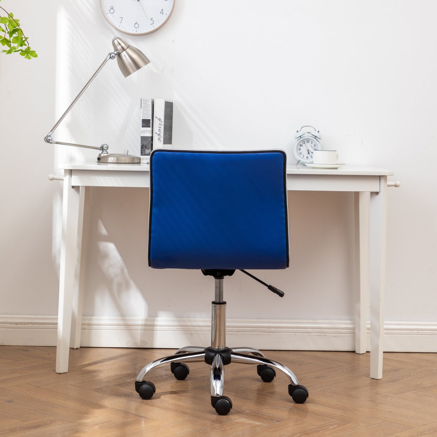 Fremo Chromel Adjustable Air Lift Office Chair, Blue