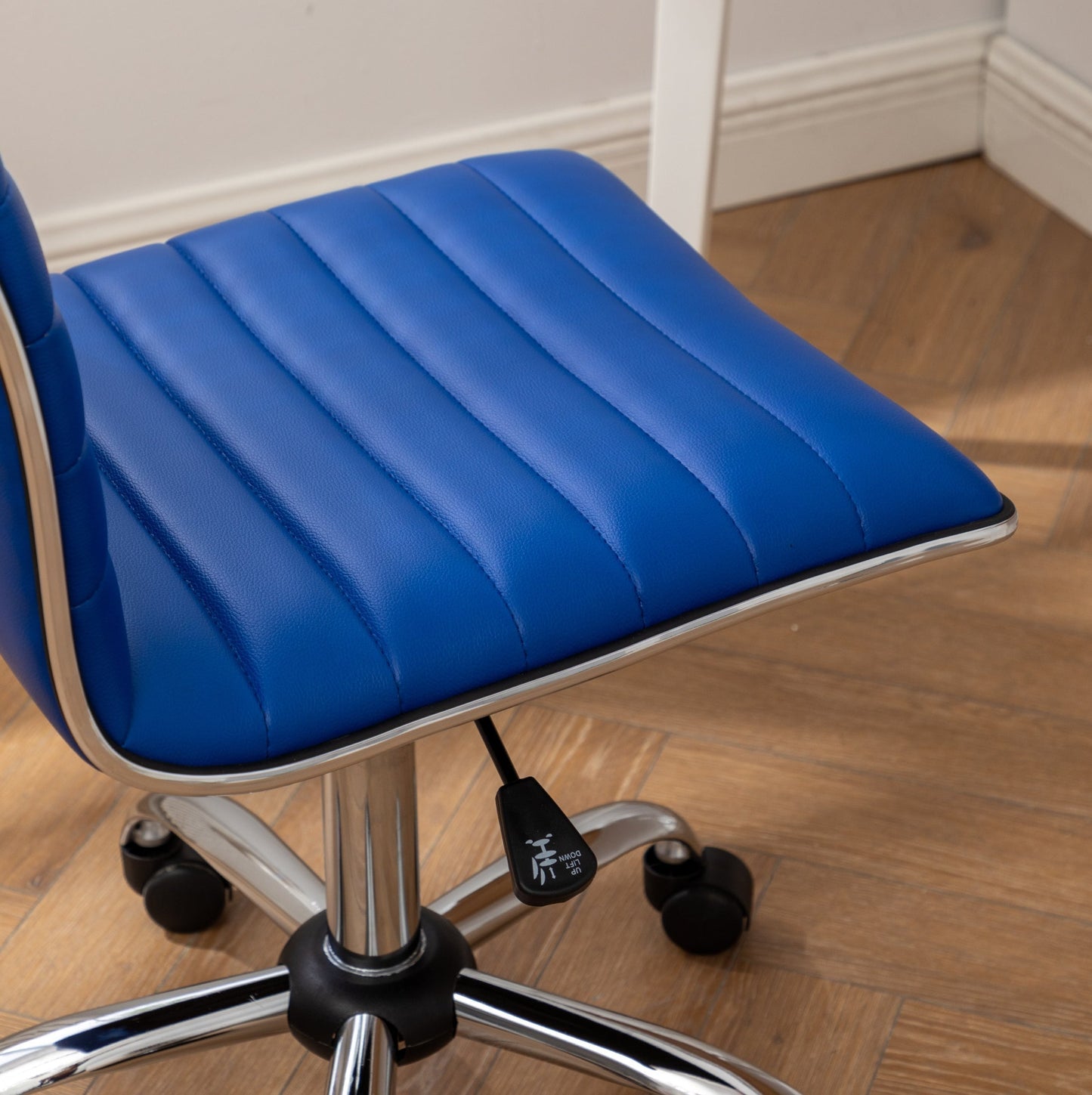 Fremo Chromel Adjustable Air Lift Office Chair, Blue