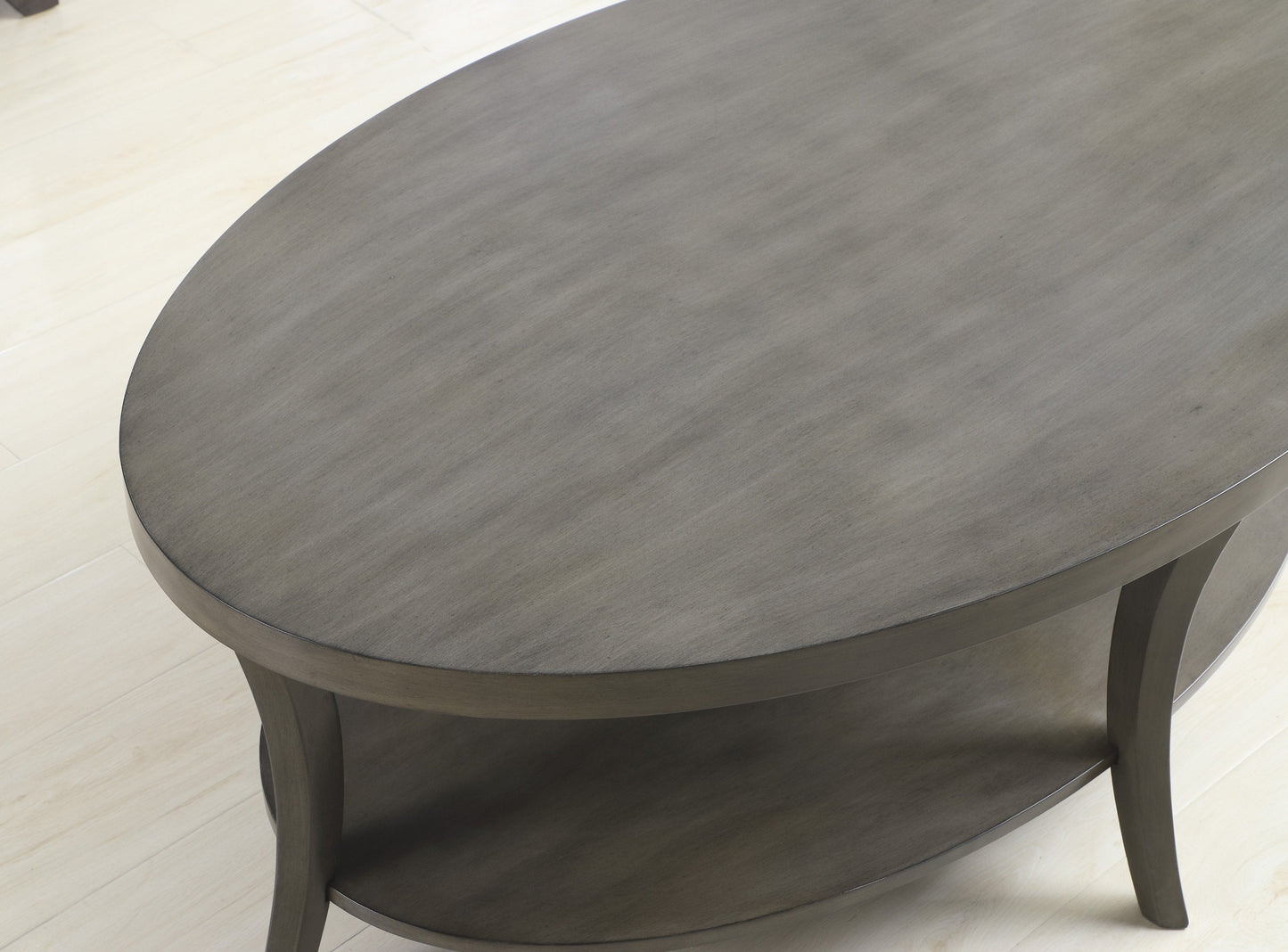 Roundhill Furniture Perth Contemporary 3-Piece Oval Coffee Table Set