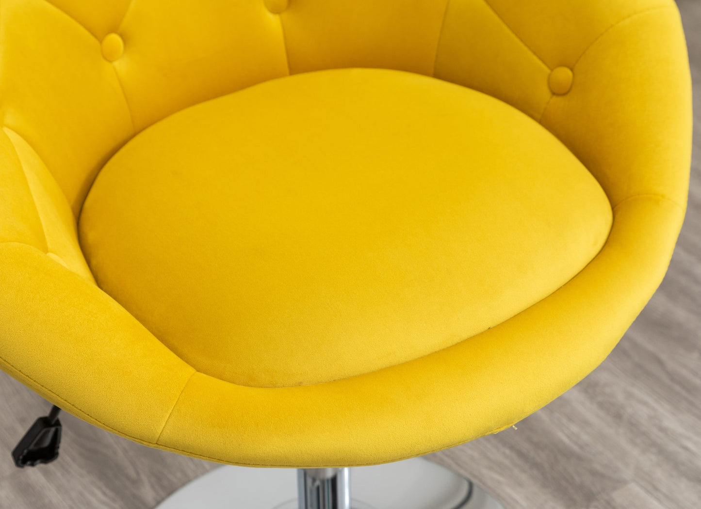 Roundhill Furniture Noas Velvet Upholstered Tufted Back Swivel Accent Chair