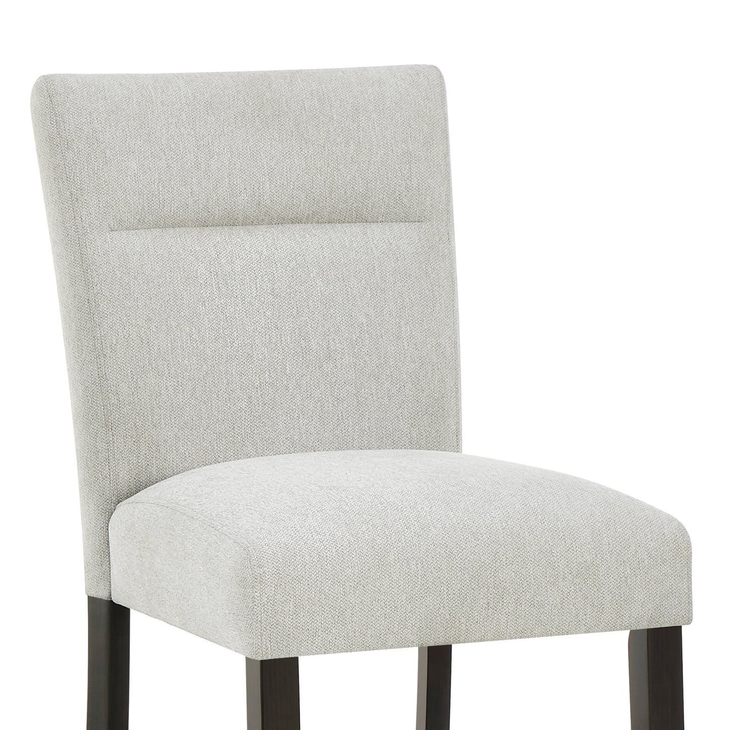 Roundhill Furniture Cavira Modern Upholstered Counter Height Stools, Set of 2, Gray