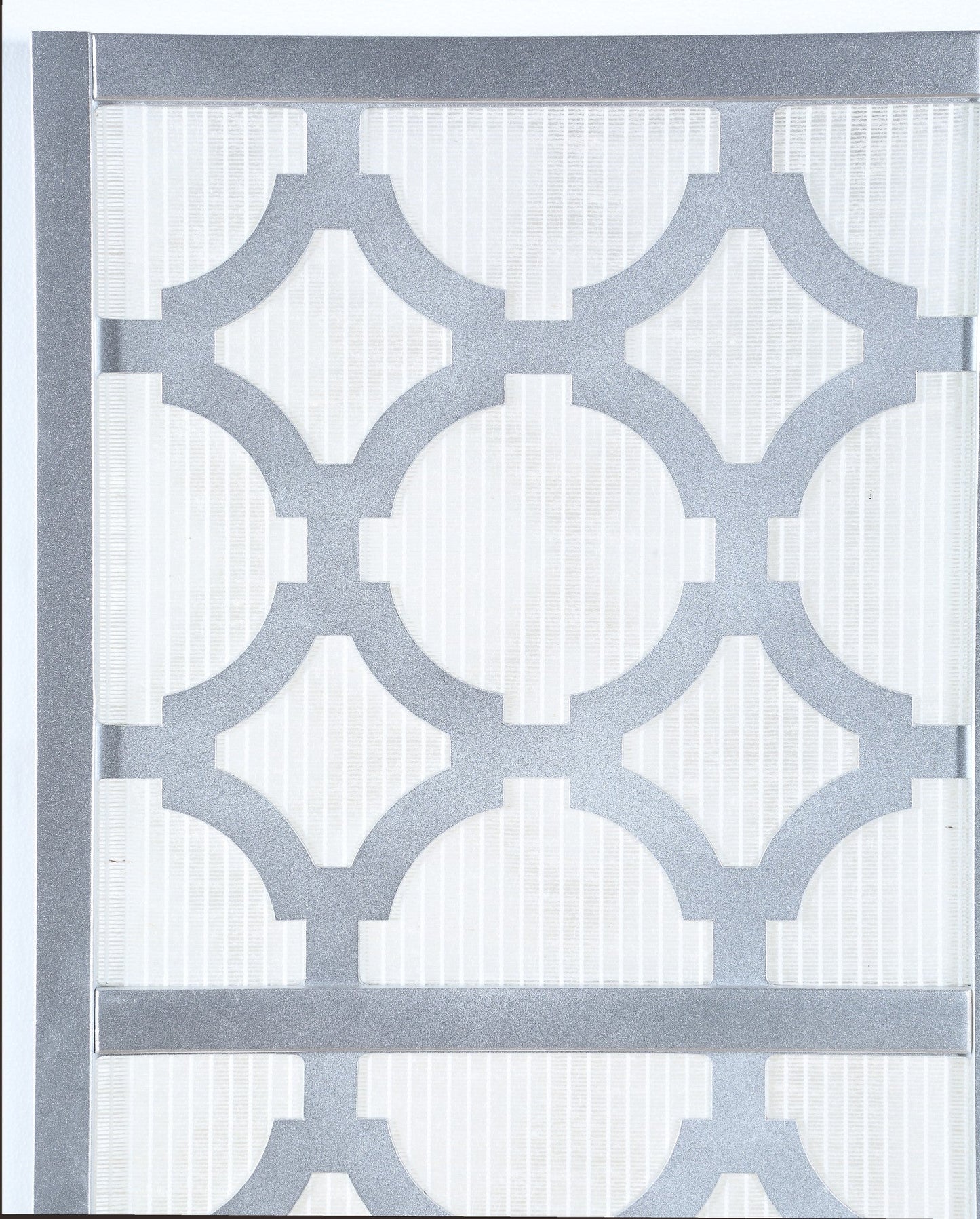 Roundhill Furniture Quarterfoil Diamond Design 4-Panel Room Divider